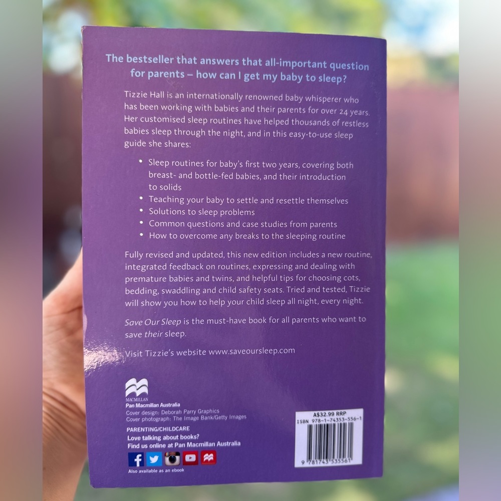 Tizzie Hall | Save Our Sleep | Baby Book BRAND NEW |  Fully Revised New Ed 2021 - Picture 5 of 6